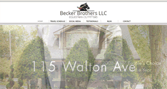 Desktop Screenshot of beckerbrothersllc.com