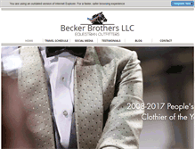 Tablet Screenshot of beckerbrothersllc.com